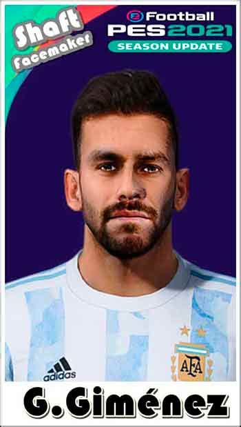 PES FILES RU on Twitter PES 2021 Face Gastón Giménez by Shaft https