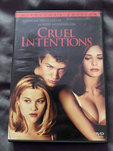 Cruel Intentions DVD Reese Witherspoon Sarah Michelle Gellar Ryan