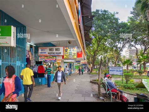 Moi Avenue In Downtown Nairobi Kenya East Africa Stock Photo Alamy