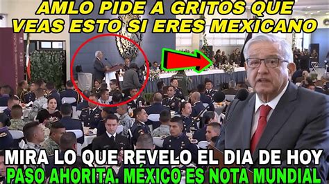 Paso Ahorita Amlo Pone En Alto La Fuerza A Rea Mexicana M Xico Ya