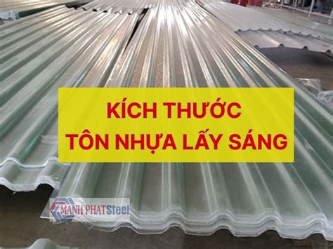 Mới Kích Thước Tôn Nhựa Lấy Sáng Poly Tiêu Chuẩn