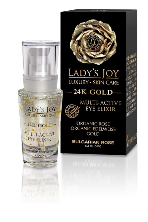 БГ РОЗА КАРЛОВО LADYS JOY LUXURY 24K GOLD еликсир за около очи 30ml | Subra