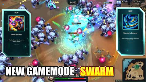 FIRST TIME PLAYING NEW GAMEMODE SWARM LEAGUE OF LEGENDS PVE GAMEMODE