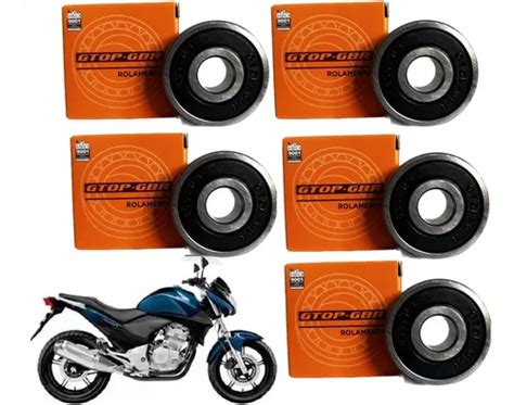 Kit Rolamento Roda Dianteira tras Cb300 Freio A Disco Gbr Frete grátis