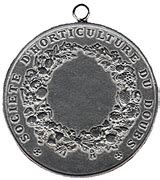 Médaille Société d horticulture du Doubs France Numista