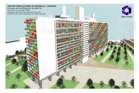 Vista Arquitect Nica Del Edificio Habitacional De Marsella En Francia