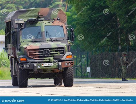 German Army Truck Mercedes Benz Zetros Editorial Photography Image