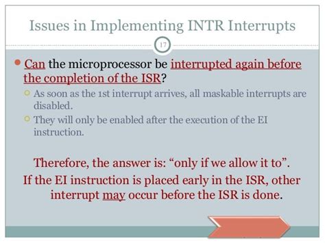 Types Of Interrupts With Details Mi Ppt