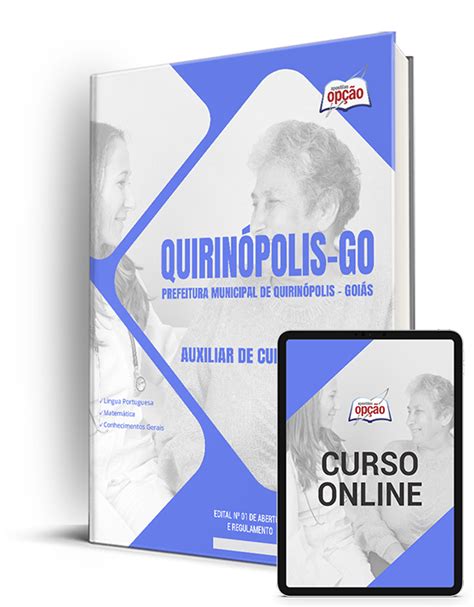 Apostila Prefeitura De Quirinópolis Go 2024 Auxiliar De Cuidador Social