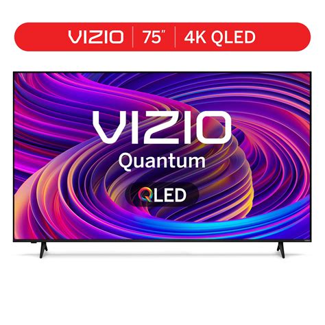 VIZIO 75 Class Quantum 4K QLED HDR Smart TV With Wide Viewing Angle