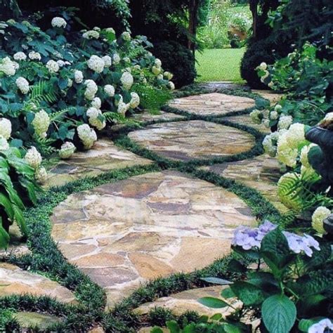 Top 40 Best Flagstone Walkway Ideas Hardscape Path Designs