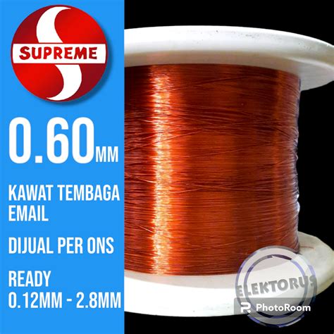 Kawat Tembaga Email 060mm Supreme Per Ons 060 Mm 06mm 06 Mm