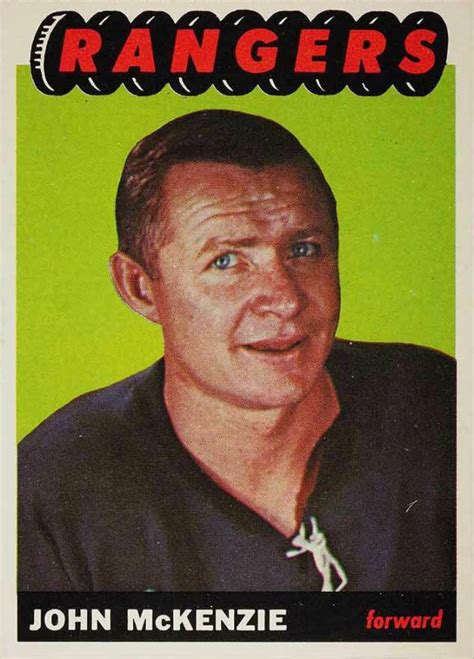 1965 Topps John Mckenzie 94 Hockey Vcp Price Guide