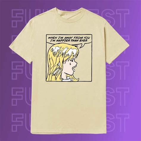 Camiseta Billie Eilish Happier Than Ever Loja Funniest