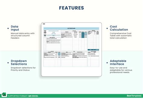 Action Plan Excel Template - Best Templates