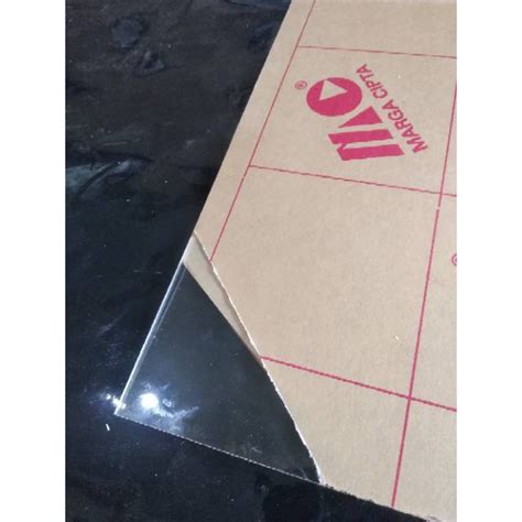 Jual Acrylic Akrilik Potongan Mm Bening Cm Ukuran Bebas Sesuai