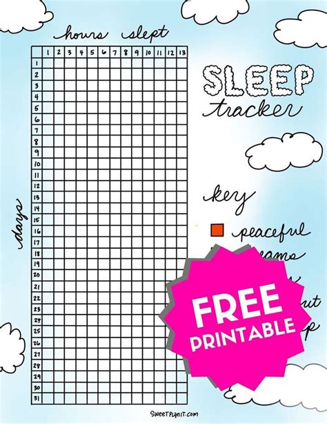 Sleep Tracker Printable