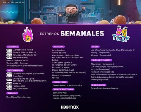 HBOMAXNewsLA On Twitter Los Estrenos De La Semana Que Llegaron A