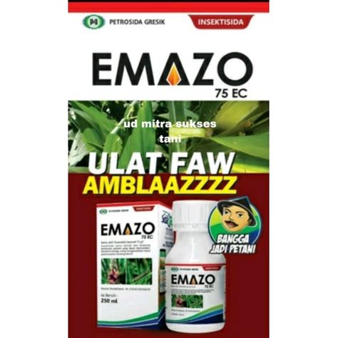 Jual Insektisida EMAZO Emakmetin Benzoat 75 Ec Dri Petrosida Shopee