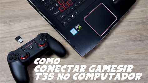 Como Conectar O Controle Gamesir Ts No Pc Cabo E Receptor Youtube