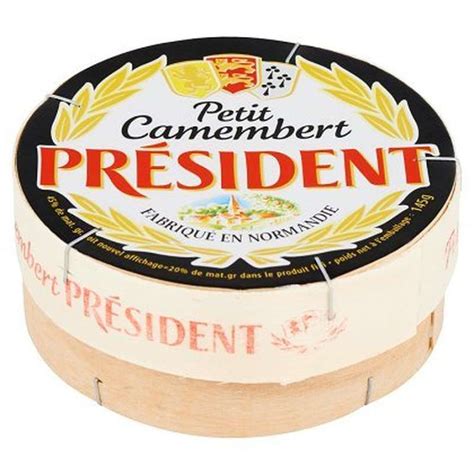 Petit Camembert Président 145 g La Belle Vie Courses en Ligne