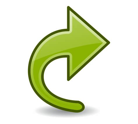 Computer Icons Download Green Arrow Tanda Panah Melengkung Clip Art