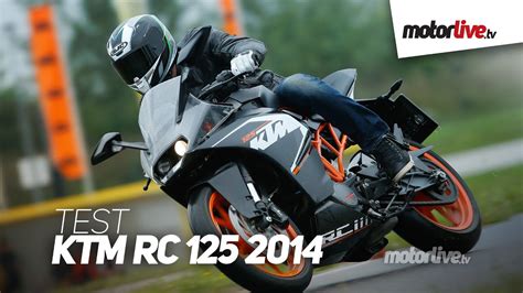 Test Ktm Rc 125 La Duke Entre En Piste Youtube