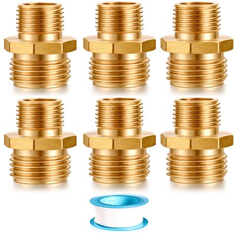 Buy Yelun Garden Hose Fittings Connectors Adapter Solid Brass Brass