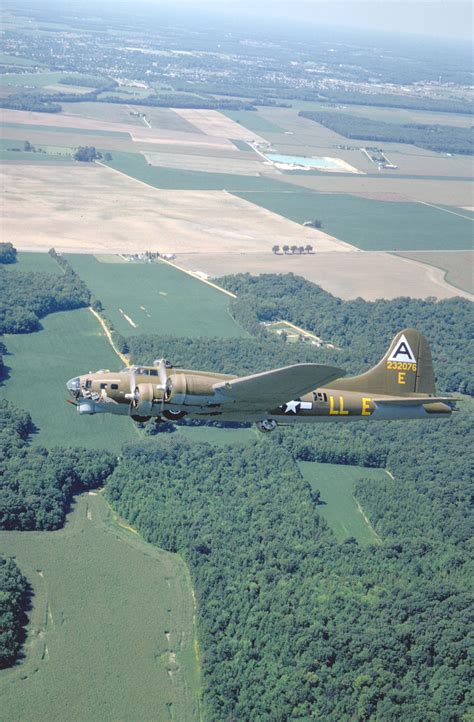 A Left Side View Of The Restored B 17g Aircraft Shoo Shoo Shoo Baby