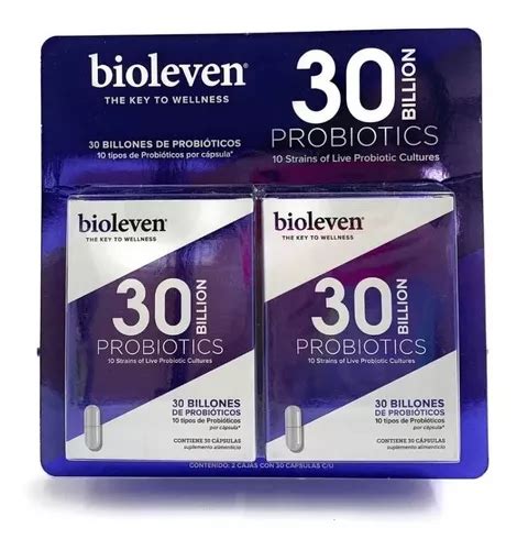 Bioleven 30 Billones De Probióticos 60 Cápsulas