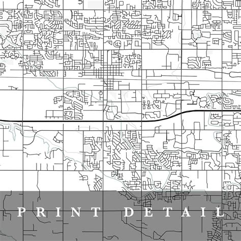 Meridian Map Meridian Idaho City Map Home Town Map Etsy