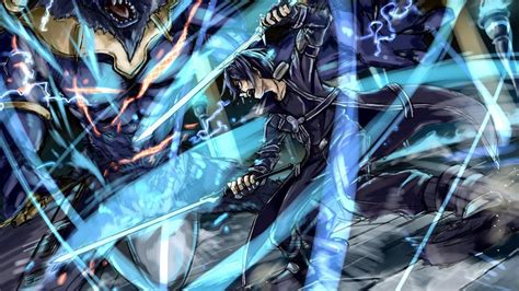 🥇 Lightning swords demon sword art online kirigaya kazuto wallpaper | (26510)