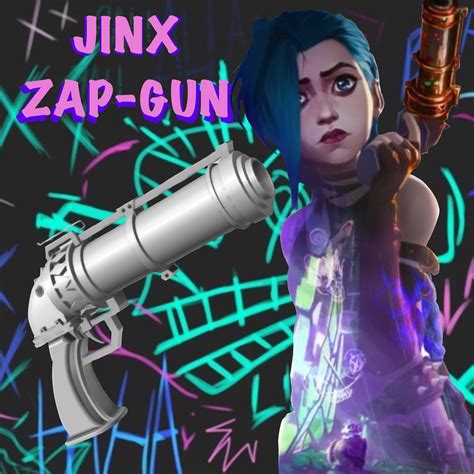 Stl File Jinx Zap Gun Arcane・3d Printer Design To Download・cults