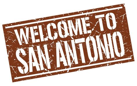 Welcome To San Antonio Seal Stock Vector Illustration Of Seal Ribbon