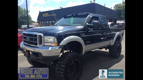 2003 Blue F250 Xlt Super Cab 4x4 Huge 8 Inch Lift Kit 17197 Youtube