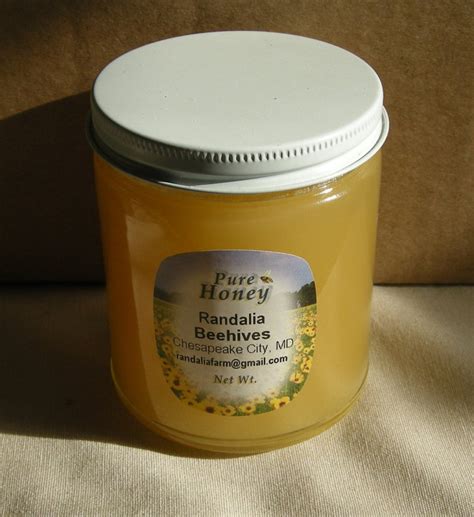 Raw Cream Honey Randalia Bee Hives 12oz Etsy