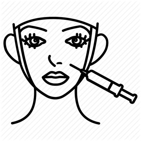 Face Line Art Facial Expression Head Nose Coloring Book Cartoon Organ