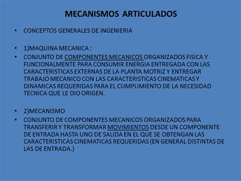 Mecanismos Articulados Monografias