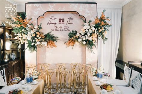 Phông Cưới Trang Trí đám Cưới Tư Gia Với Vẻ đẹp Á Đông 7799 Wedding