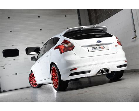 Milltek Sport Ssxfd Semi Resonated Cat Back Exhaust Ford Focus St