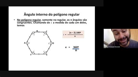 Polígono Regular ângulo Interno Externo E Soma Dos ângulos Externos Youtube