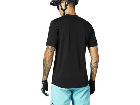 Fox Ranger Drirelease Ss Jersey Fox Head Black Biker Boarder De