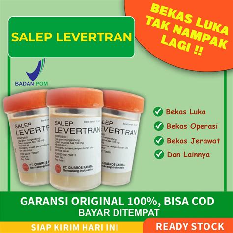 Jual Salep Bekas Luka Levertran Salep Bekas Luka Bpom Hilangkan Bekas