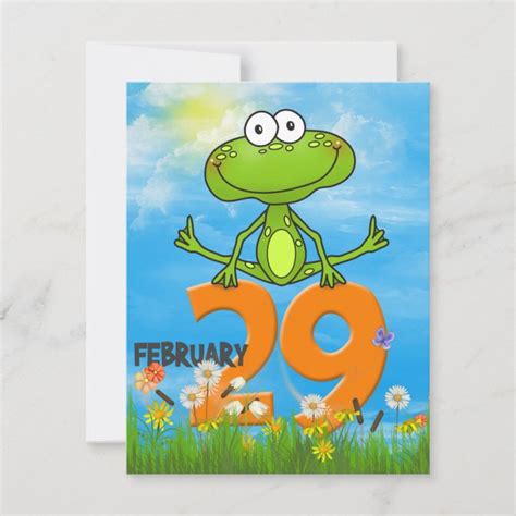 Leap Year Birthday party Invitation | Zazzle