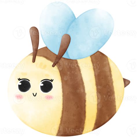 Watercolor Honey Bee Bee Illustration Cute Bee Honey Bee Cute Honey