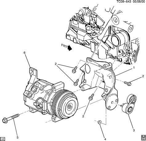 Cadillac Escalade Esv Awd Ck A C Compressor Mounting L G