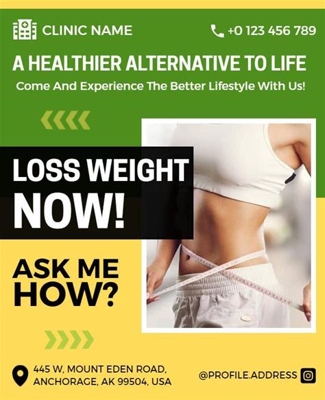 Weight Loss Flyer Templates