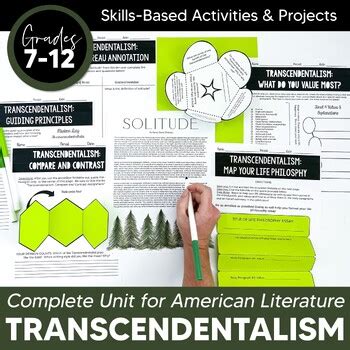 Transcendentalism Unit: Whitman, Emerson, & Thoreau by The SuperHERO Teacher