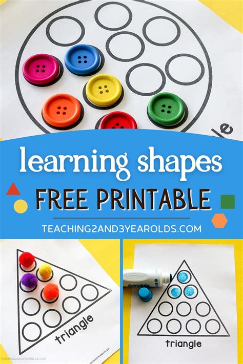 Preschool Shapes Printable Activity | Shapes preschool, Shape ...