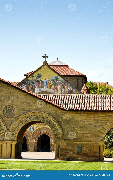 Stanford University church editorial photo. Image of colorful - 10408721